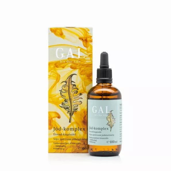 GAL Jód-komplex csepp szerves jódformákkal kíméletes jódbevitelhez