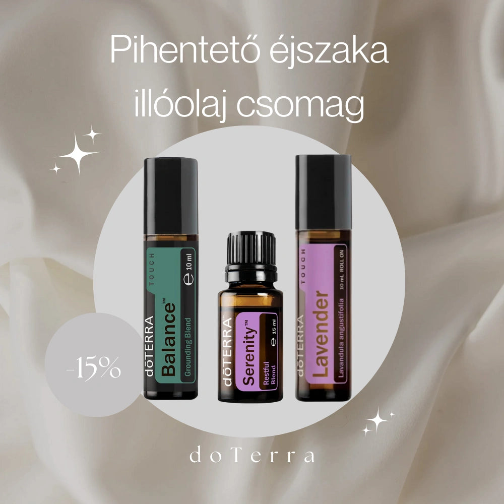 Kiegyensúlyozott nappalok pihentető éjszakák illóolaj csomag