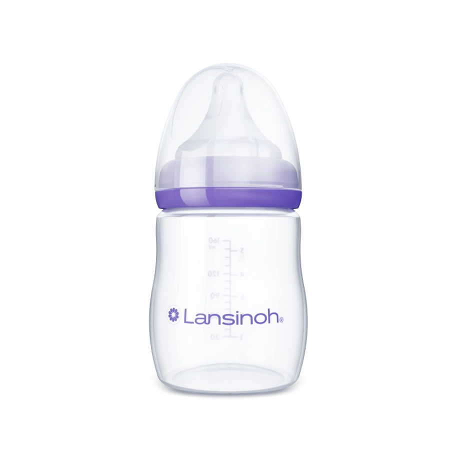 Lansinoh 2 fázisú kompakt elektromos mellszívó + 160ml cumisüveg szettben