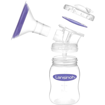 Lansinoh 2 fázisú kompakt elektromos mellszívó + 160ml cumisüveg szettben