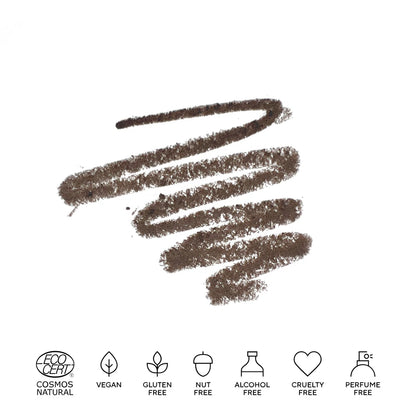 MÁDARA szemöldök ceruza kismama szemöldök formázásra dark brown