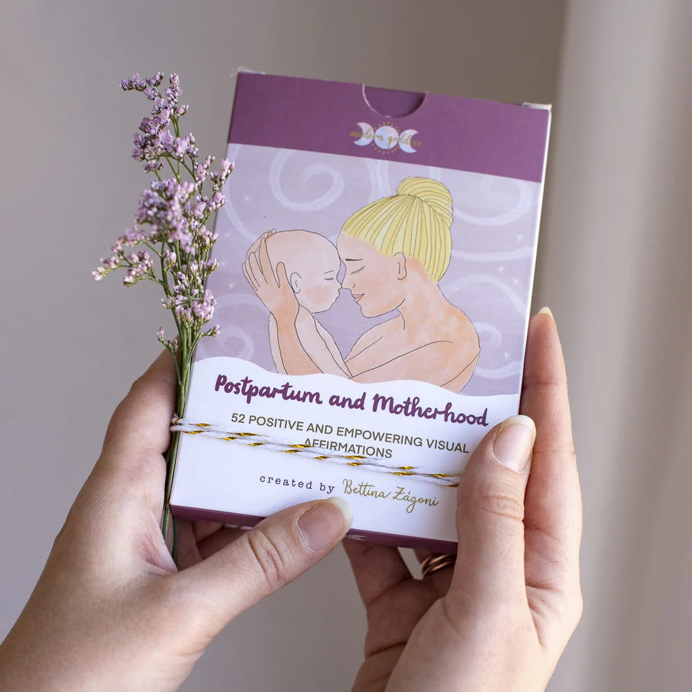 Modern Goddess Postpartum Motherhood Cards healing for new mothers