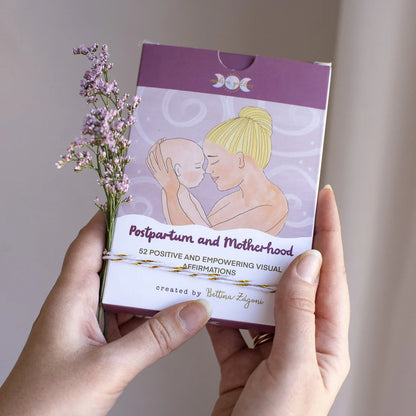 Modern Goddess Postpartum Motherhood Cards healing for new mothers