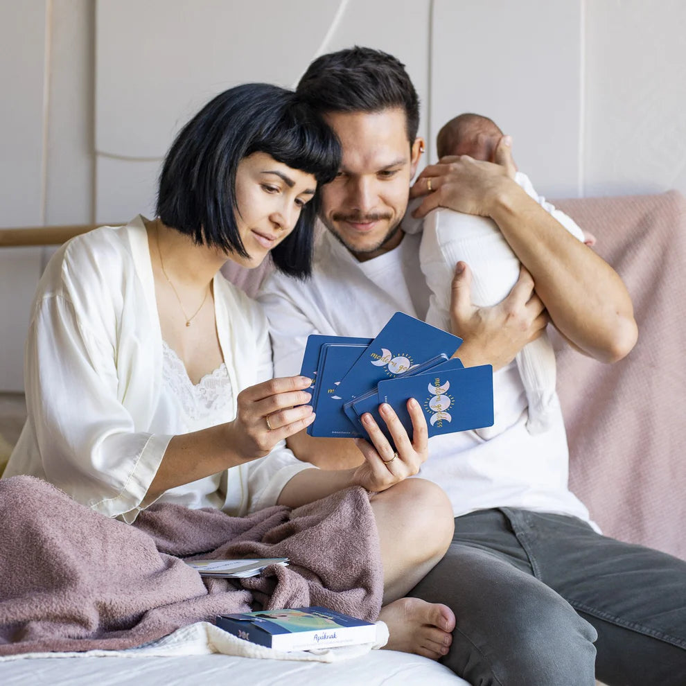 Apakártyák Modern Goddess szülés utáni apa támogatás