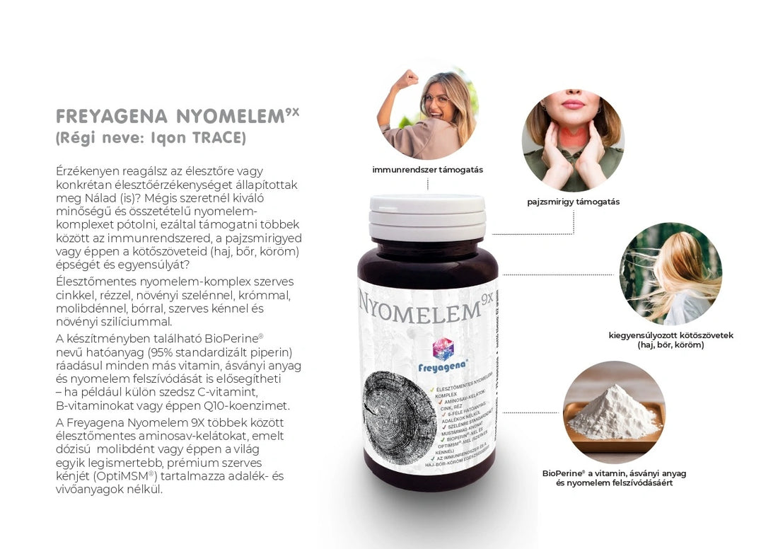 9x nyomelem Freyagena terhességi mikrotápanyag pótlásra