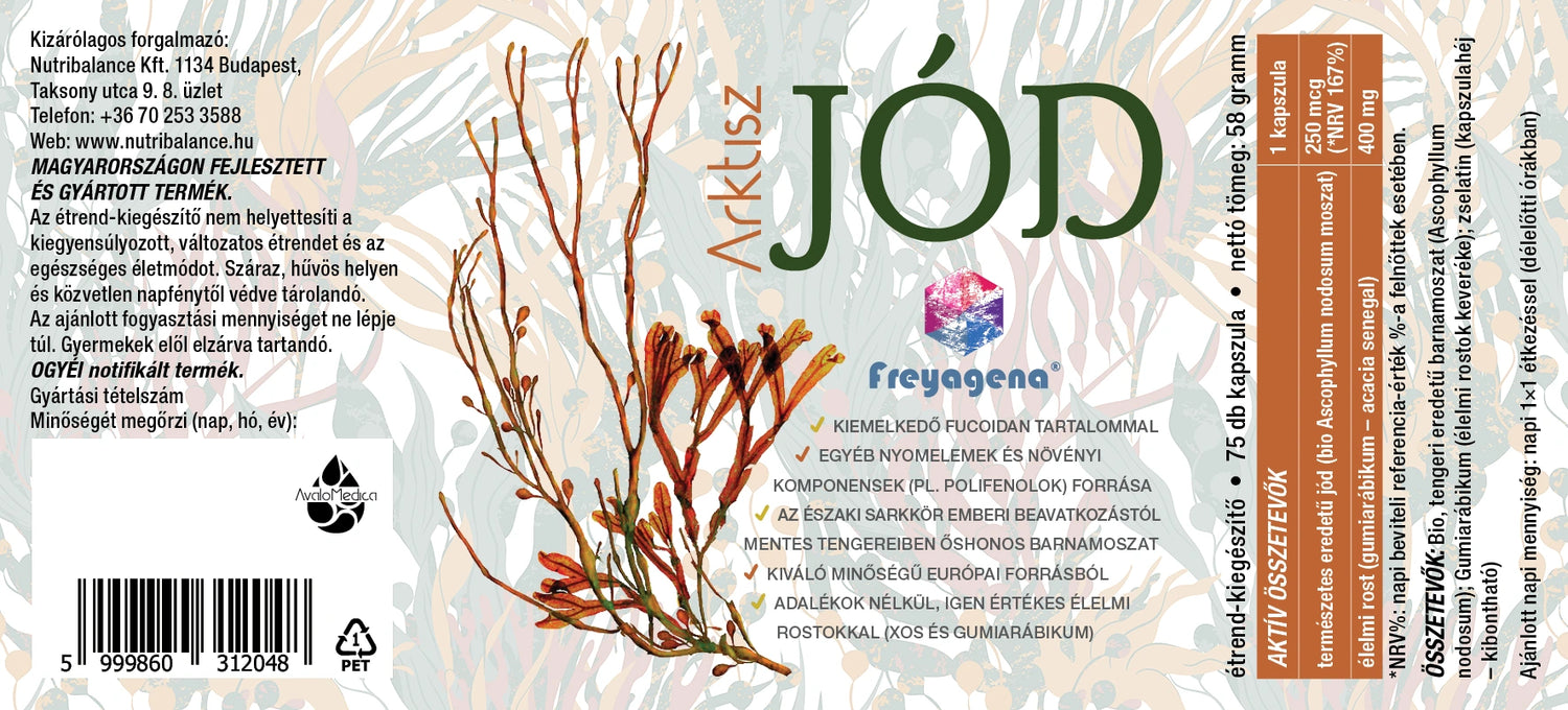 Jód pajzsmirigy támogatása