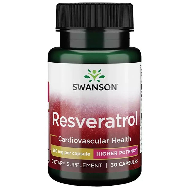 Swanson Resveratrol 250mg 30 kapszula antioxidáns védelmre
