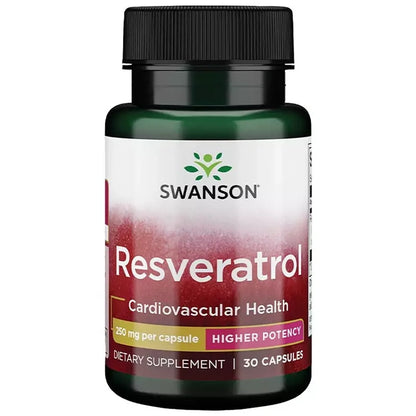 Swanson Resveratrol 250mg 30 kapszula antioxidáns védelmre