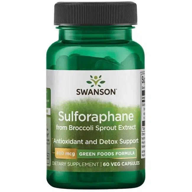 Swanson Szulforafán brokkoli kivonat 400mcg 60db