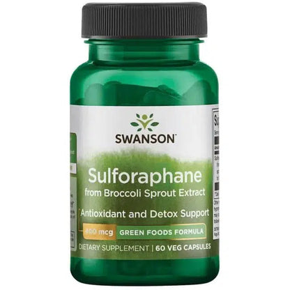 Swanson Szulforafán brokkoli kivonat 400mcg 60db