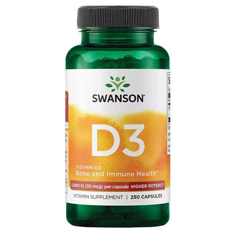 Swanson D3 VITAMINS (2000 egység)